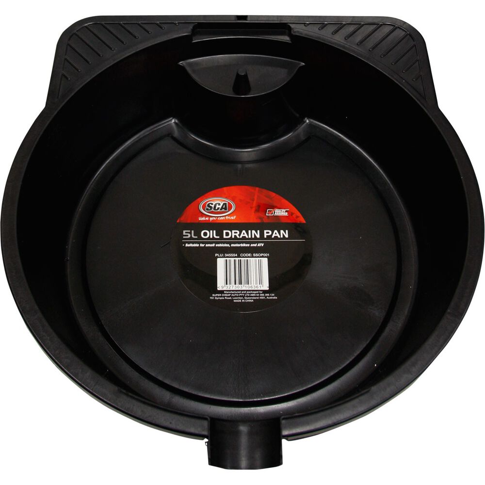 SCA Oil Drain Pan 5 Litre Supercheap Auto