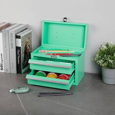 ToolPRO Aqua Mini Tool Chest With Handle, , scaau_hi-res