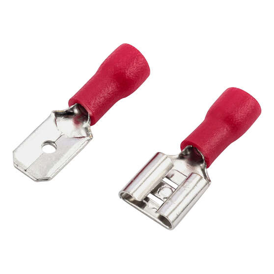 SCA Electrical Terminals - Male & Female Blade, 6.3mm Red, 30 Pack, , scaau_hi-res