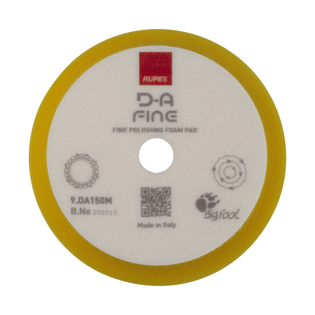 RUPES D-A Fine Finishing Polishing Foam Pad - 130/150mm, , scaau_hi-res