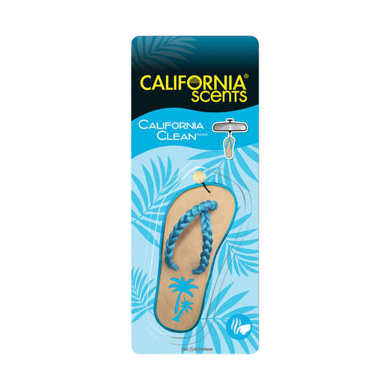 California Scents Novelty Hanging Sandal California Clean Car Air Freshener - 1PK, , scaau_hi-res