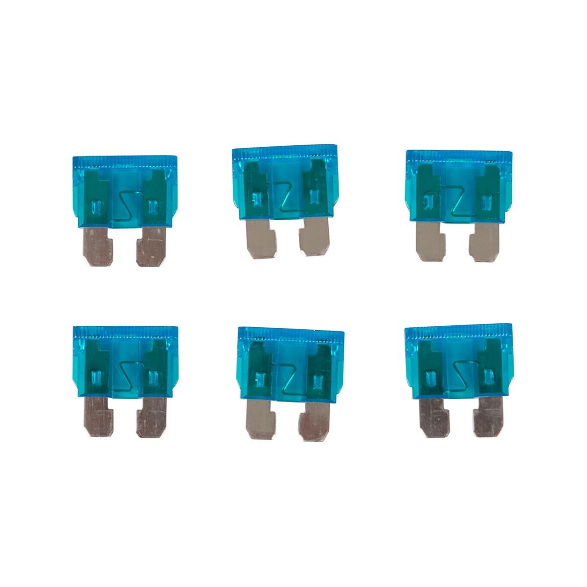 SCA Automotive Fuses - Standard Blade, 15 Amp, 6 Piece, , scaau_hi-res