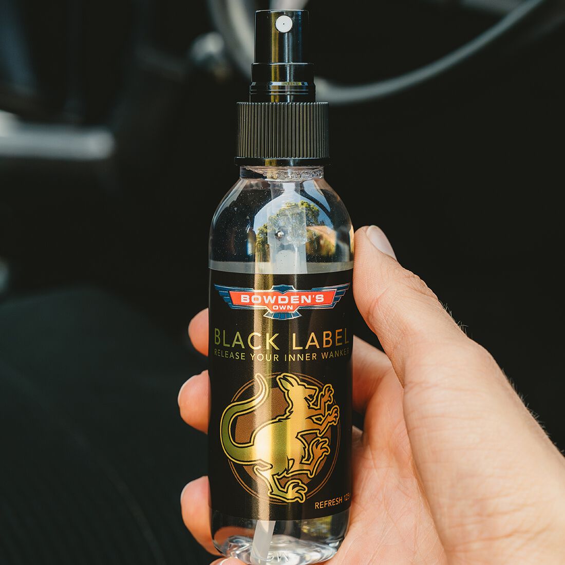 Bowden's Own Spray Air Freshener - Black Label 125mL, , scaau_hi-res