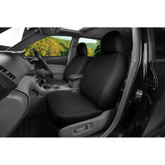 SCA Jacquard Seat Covers - Black Adjustable Headrests Airbag Compatible, , scaau_hi-res