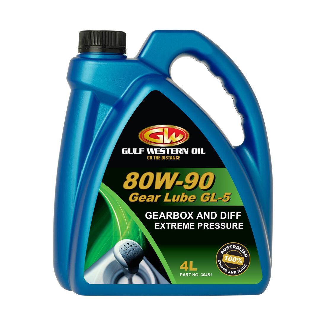 Gulf Western Gear Oil - 80W-90, 4 Litre, , scaau_hi-res