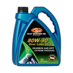 Gulf Western Gear Oil - 80W-90, 4 Litre, , scaau_hi-res