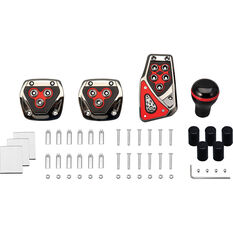 TypeS Red Gear Knob & Pedal Pad Set Manual, , scaau_hi-res