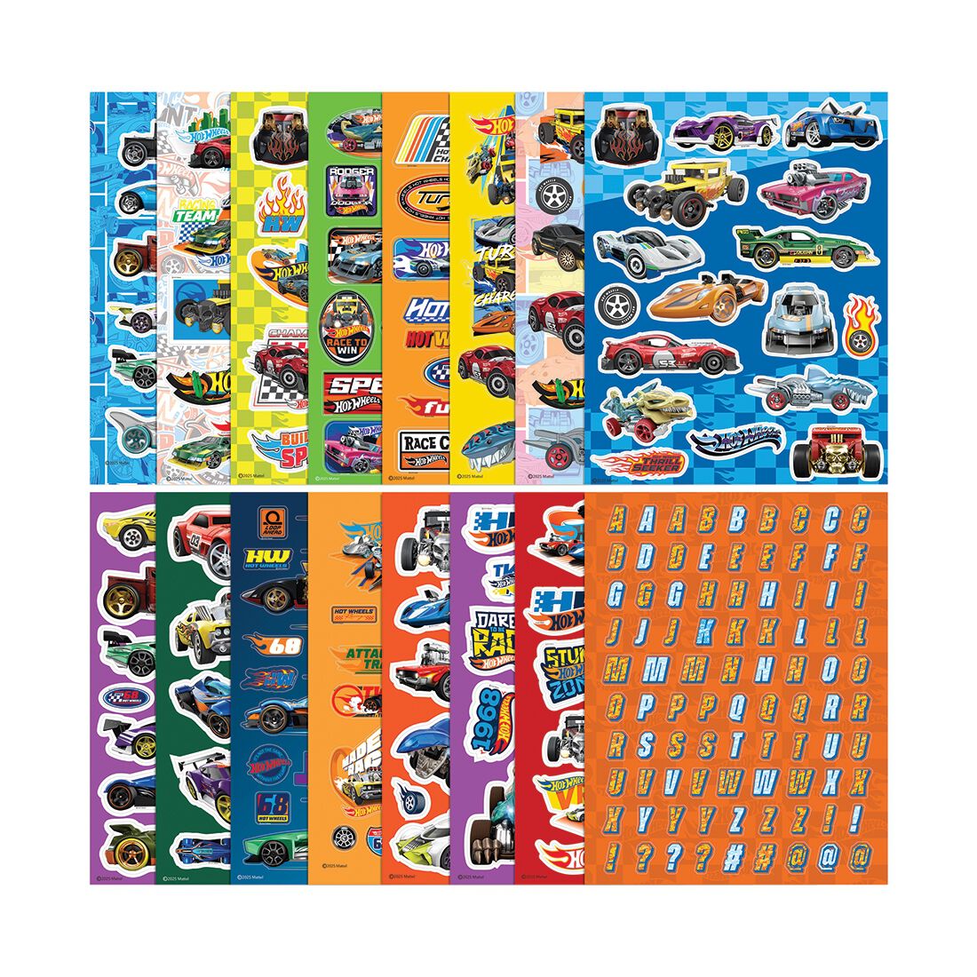Kaleidoscope Hot Wheels Sticker Bomb, , scaau_hi-res