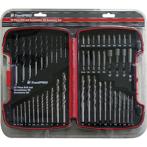 ToolPRO Drill and Bit Kit 52 Piece, , scaau_hi-res