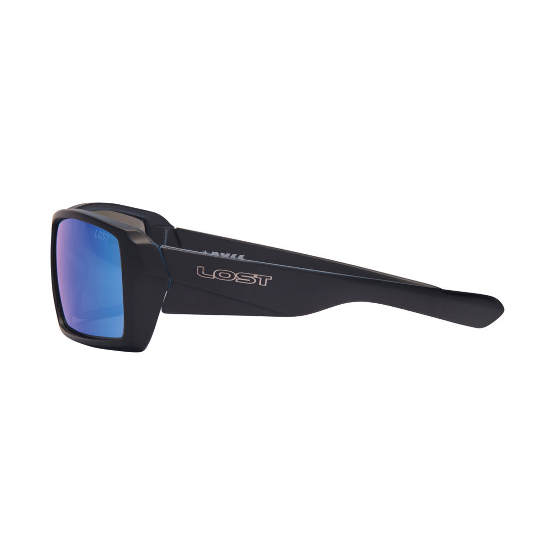 LOST Sunglasses Abyss Mirror Polarised Matt Black Blue, , scaau_hi-res