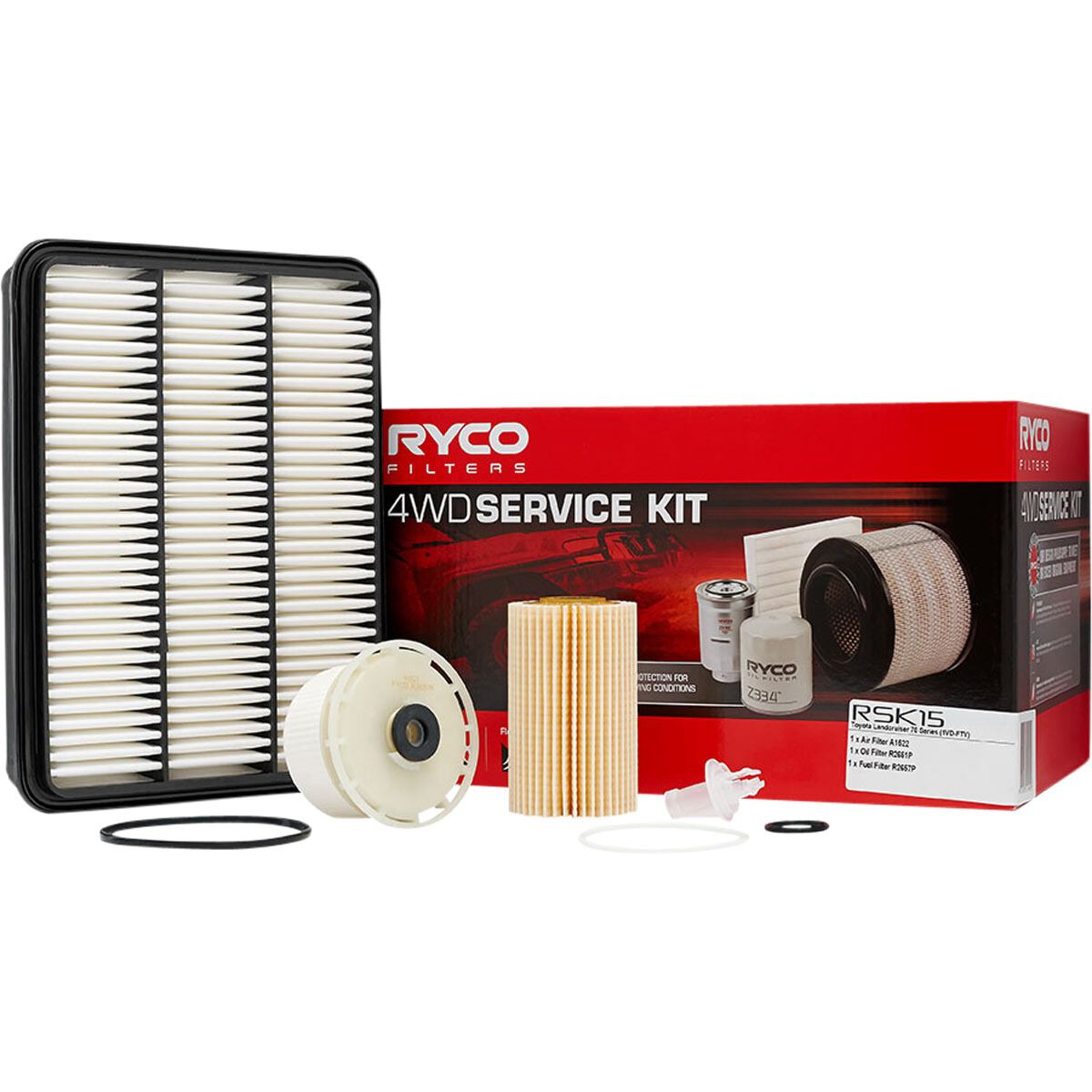 Ryco Service Kit to suit Toyota Landcruiser 70 Series - RSK15, , scaau_hi-res