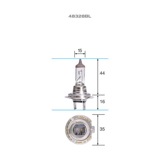 Narva Headlight Globe - H7, 12V 55W, 48328BL, , scaau_hi-res