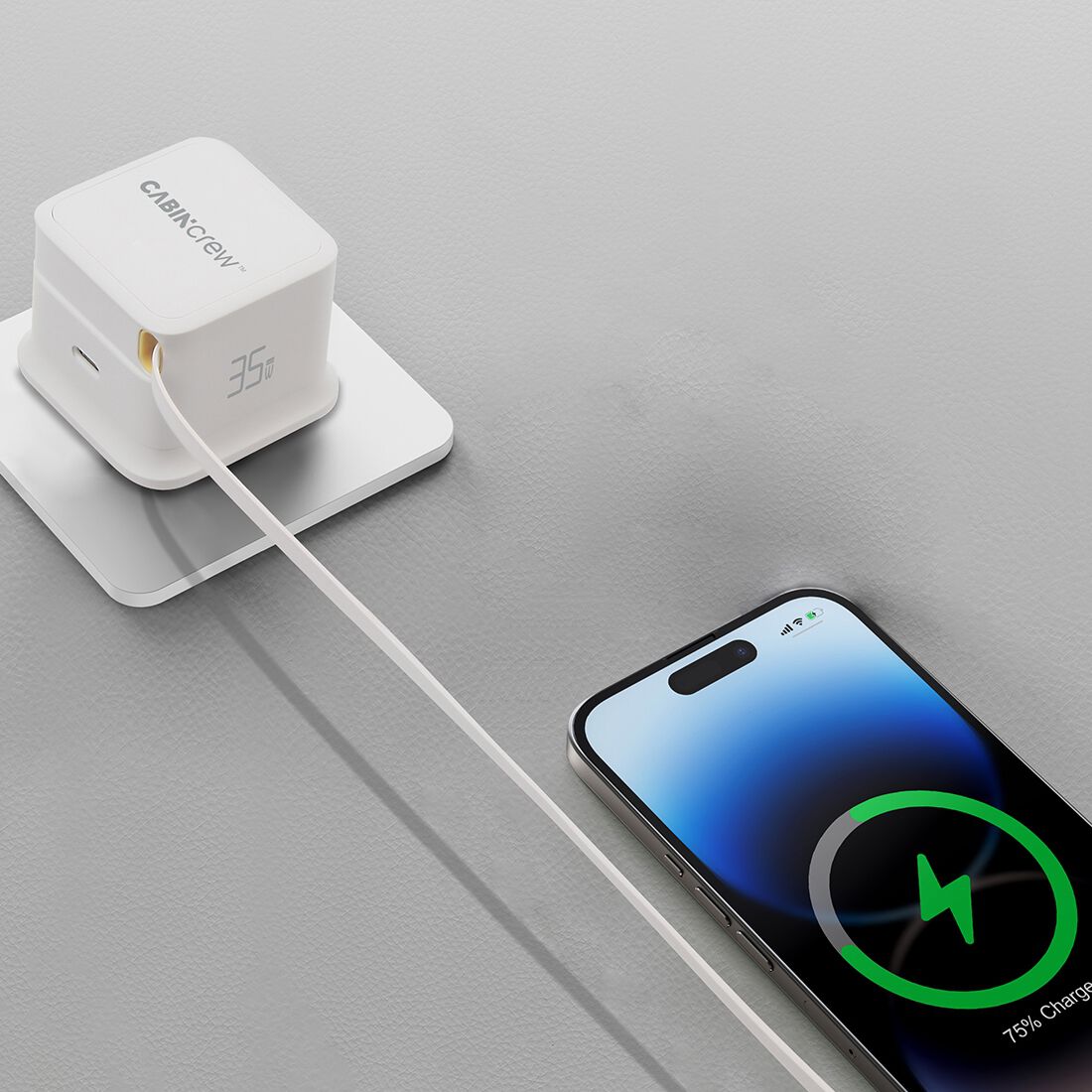 Cabin Crew 35W Travel Charger with Cable, , scaau_hi-res