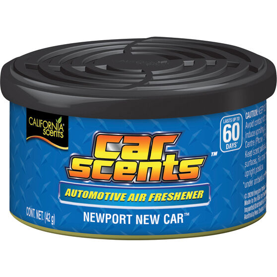 California Scents Car Scents Air Freshener Can Newport New Car 42g, , scaau_hi-res