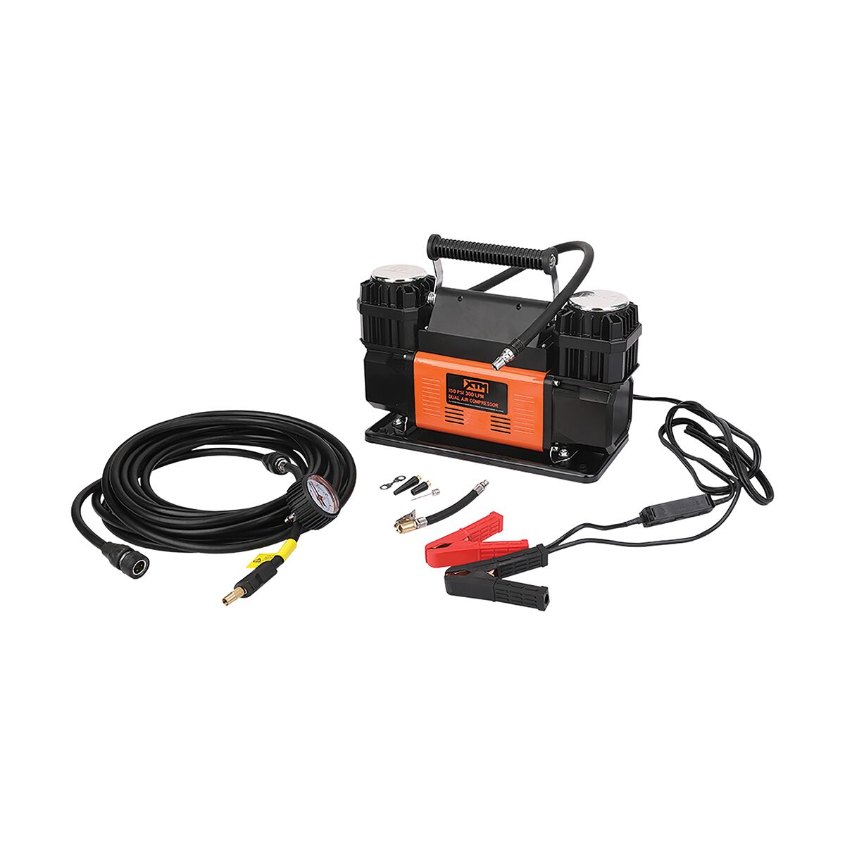 XTM Dual Air Compressor 300LPM 150PSI, , scaau_hi-res
