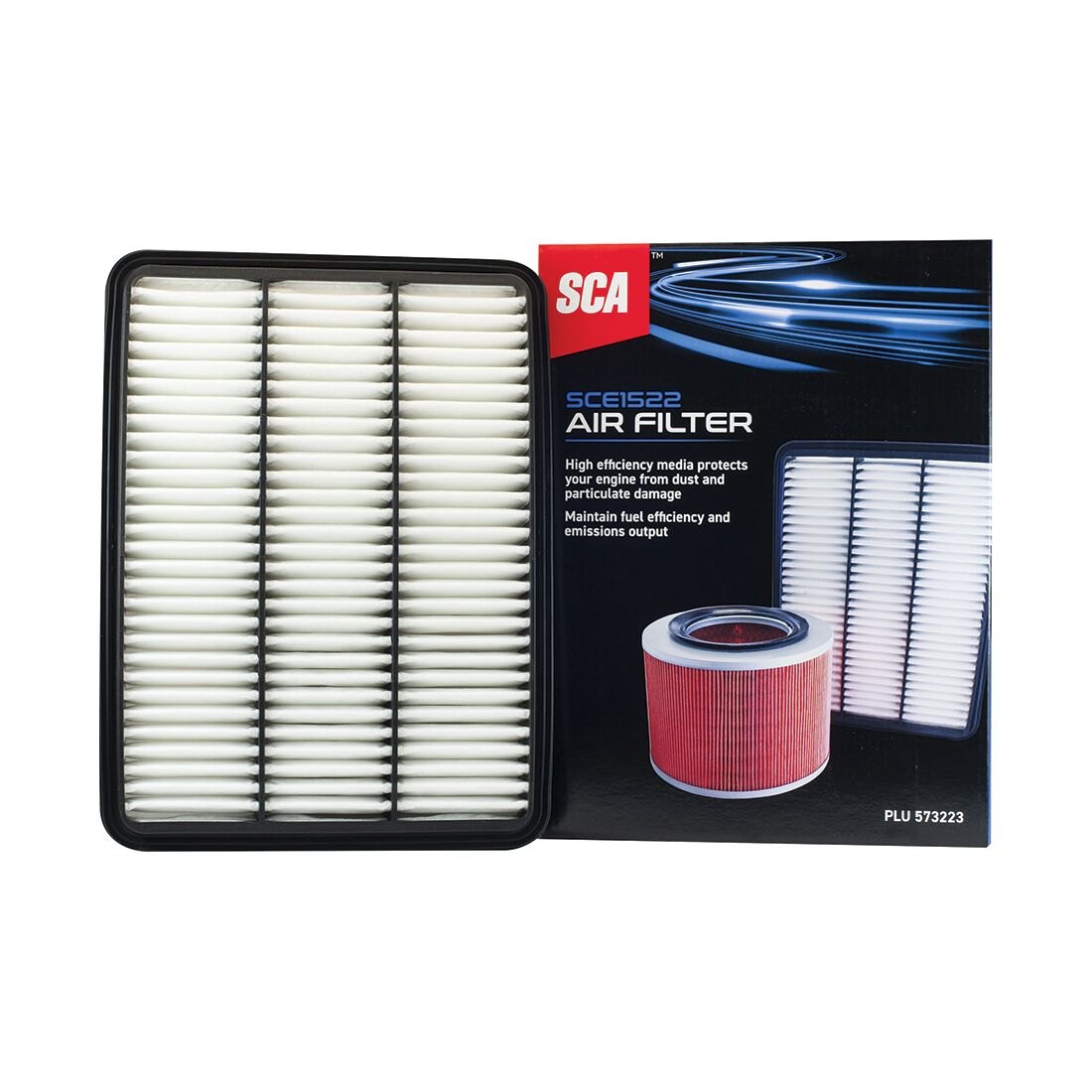 SCA Air Filter SCE1522 (Interchangeable with A1522), , scaau_hi-res