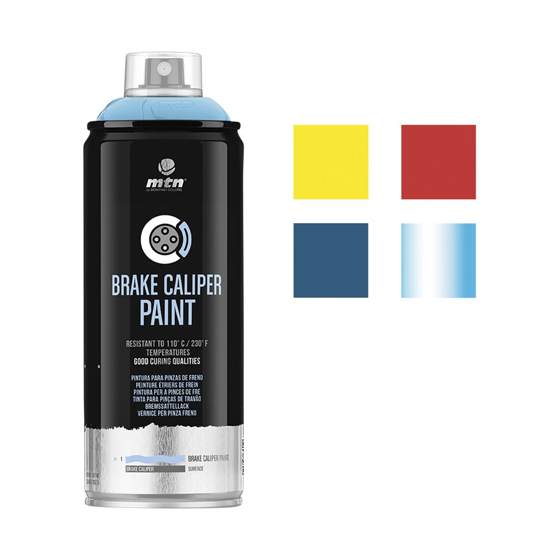 MTN Pro Metallic Blue Brake Caliper Spray Paint 400mL Supercheap Auto