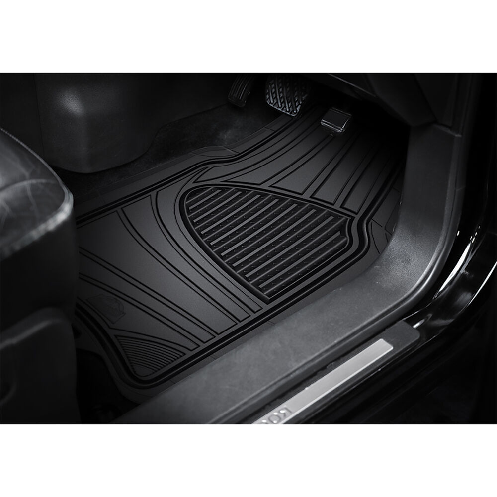 Armor All Car Floor Mats Rubber Black Set of 4 Supercheap Auto
