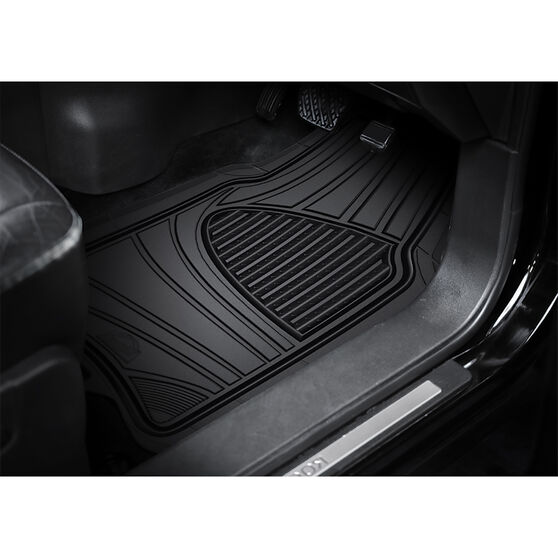 Armor All Car Floor Mats Black Set of 4 Supercheap Auto