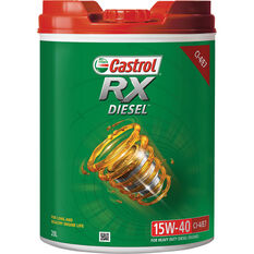 Castrol RX Diesel Engine Oil - 15W-40, 20 Litre, , scaau_hi-res