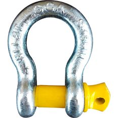 SCA Bow Shackle - Rated to 2000kg, Galvanised, 13mm, , scaau_hi-res