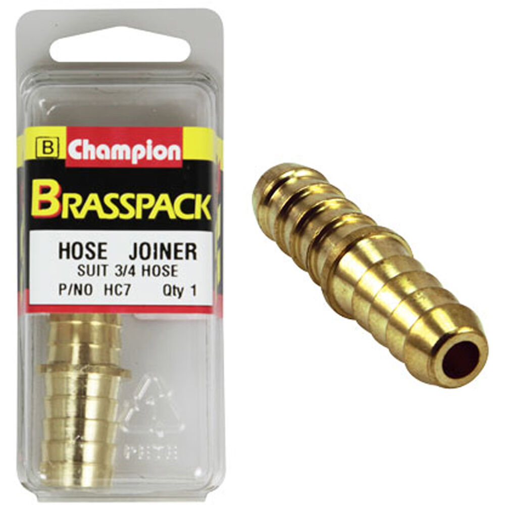 Champion Hose Joiner 3 / 4inch, Brass Supercheap Auto