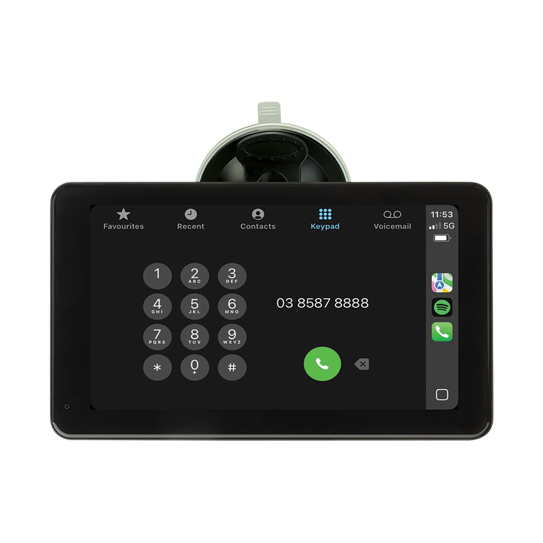 Aerpro 7" Wireless Smartphone Monitor With Reverse Camera, , scaau_hi-res