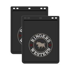 Ringers Western Signature Mudflaps 280 x 360mm Pair, , scaau_hi-res