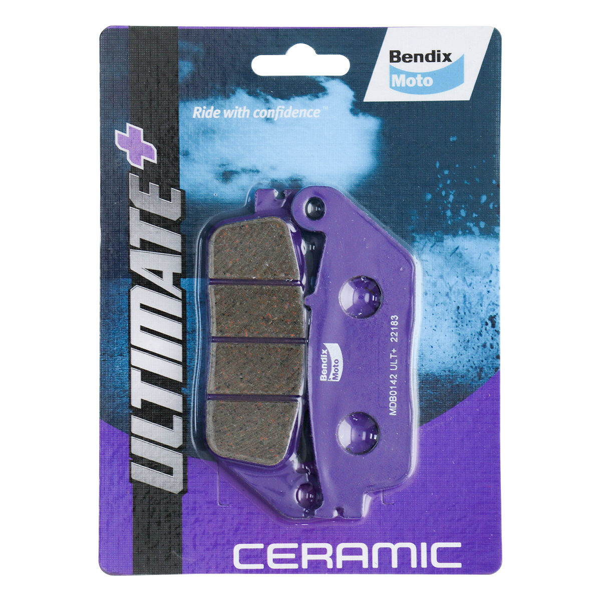 Bendix Ultimate+ Motorcycle Disc Brake Pads - MDB0142-ULT+, , scaau_hi-res