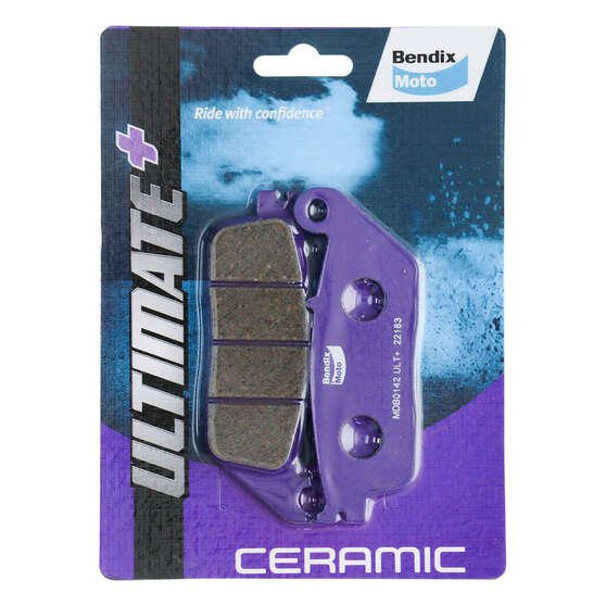 Bendix Ultimate+ Motorcycle Disc Brake Pads - MDB0142-ULT+, , scaau_hi-res