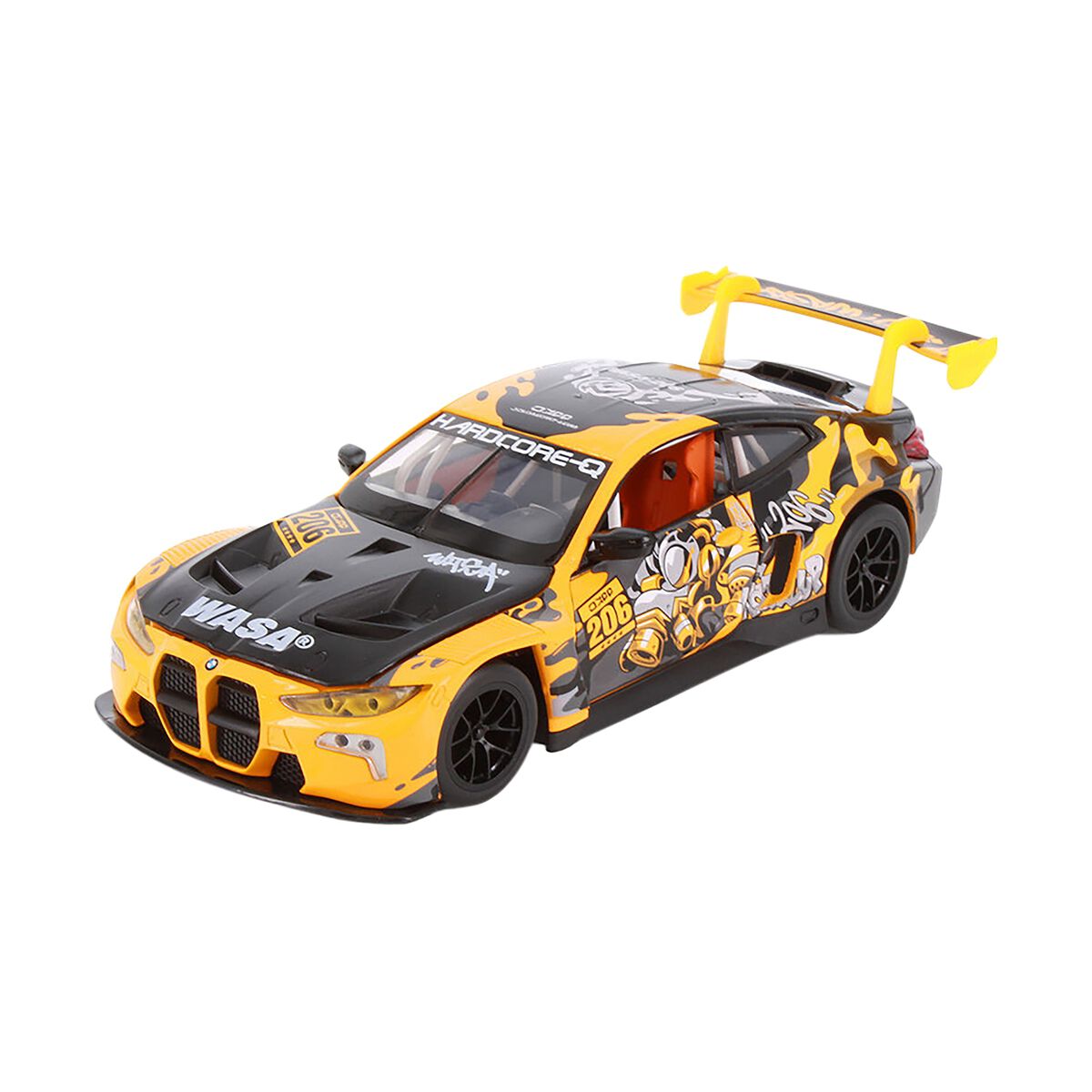 Die Cast WASA 1:24 BMW M4 GT3 - Yellow, , scaau_hi-res