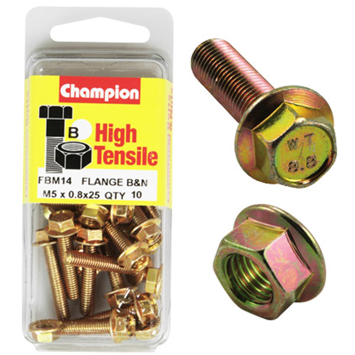 Champion Flange Bolts FBM14 M5x25, , scaau_hi-res