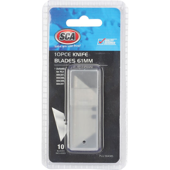 SCA Replacement Knife Blade Set - 62mm, 10 Pieces, , scaau_hi-res