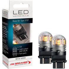 JW Speaker LED Wedge - T20, 12V, 6200K, , scaau_hi-res