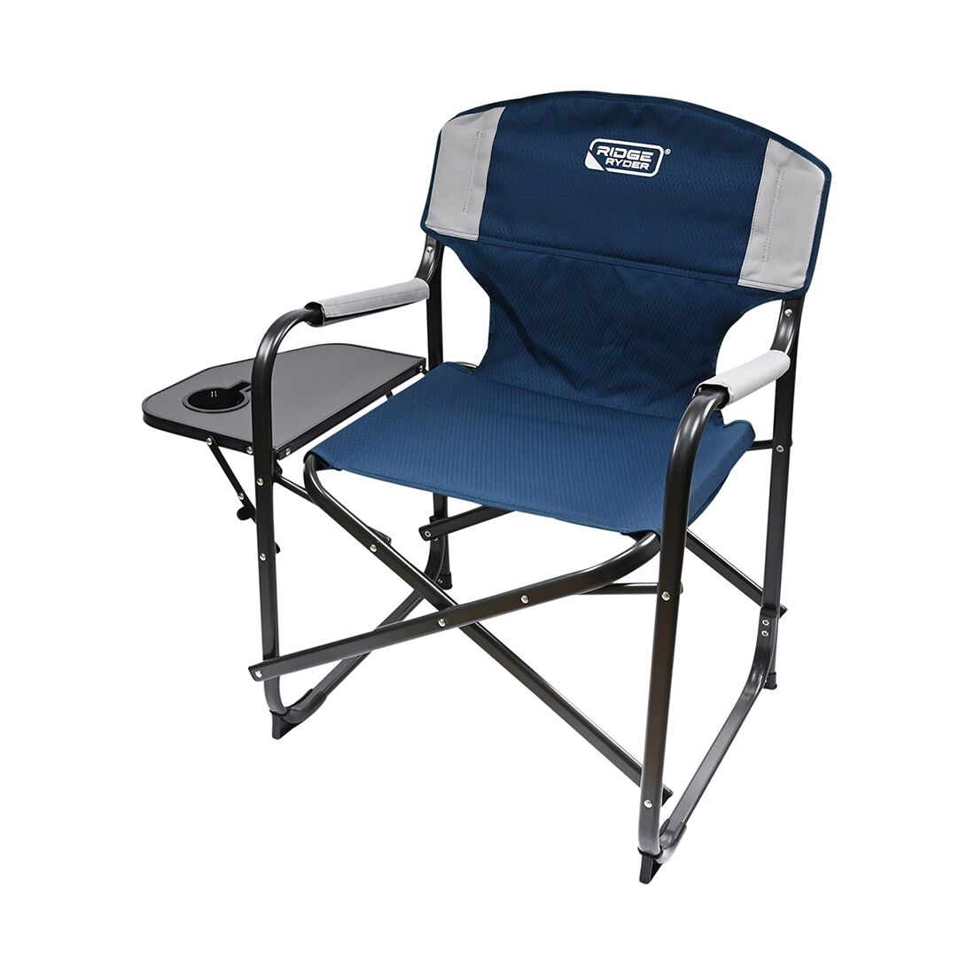 Ridge Ryder Director Side Table Chair - Navy, , scaau_hi-res