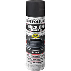 Rust-Oleum Truck Bed Pro Grade Aerosol, Black - 425g, , scaau_hi-res