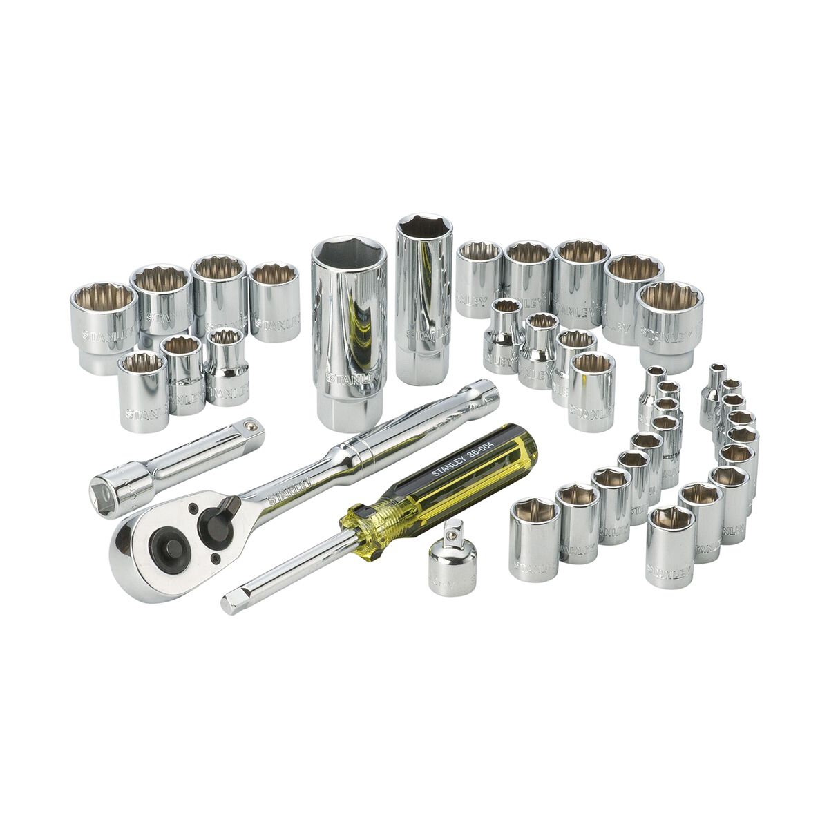 Stanley 40 Piece 1/4&rdquo; & 3/8&rdquo; Socket Set, , scaau_hi-res