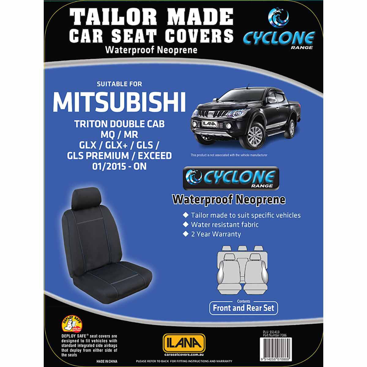 Cyclone shop seat covers