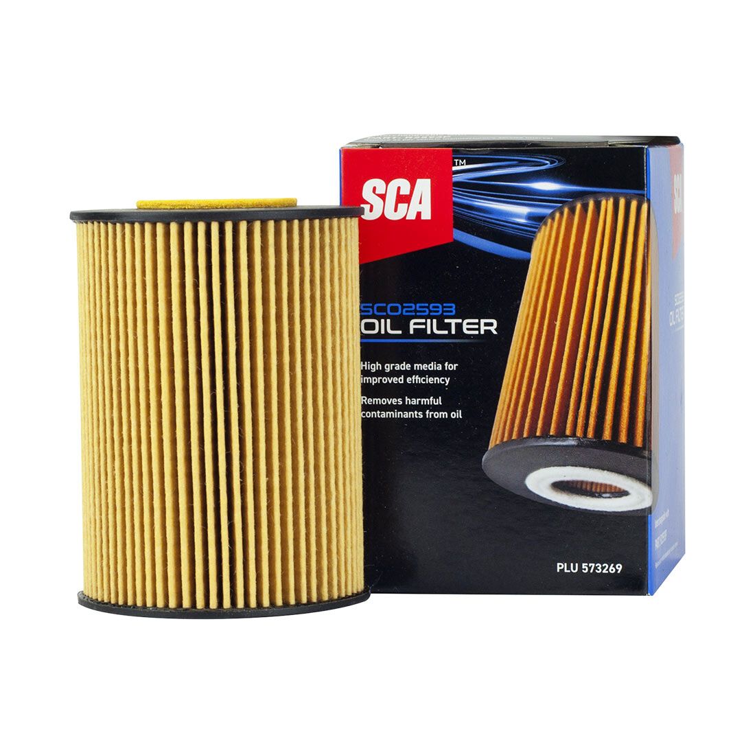 SCA Oil Filter SCO2593 (Interchangeable with R2593P), , scaau_hi-res