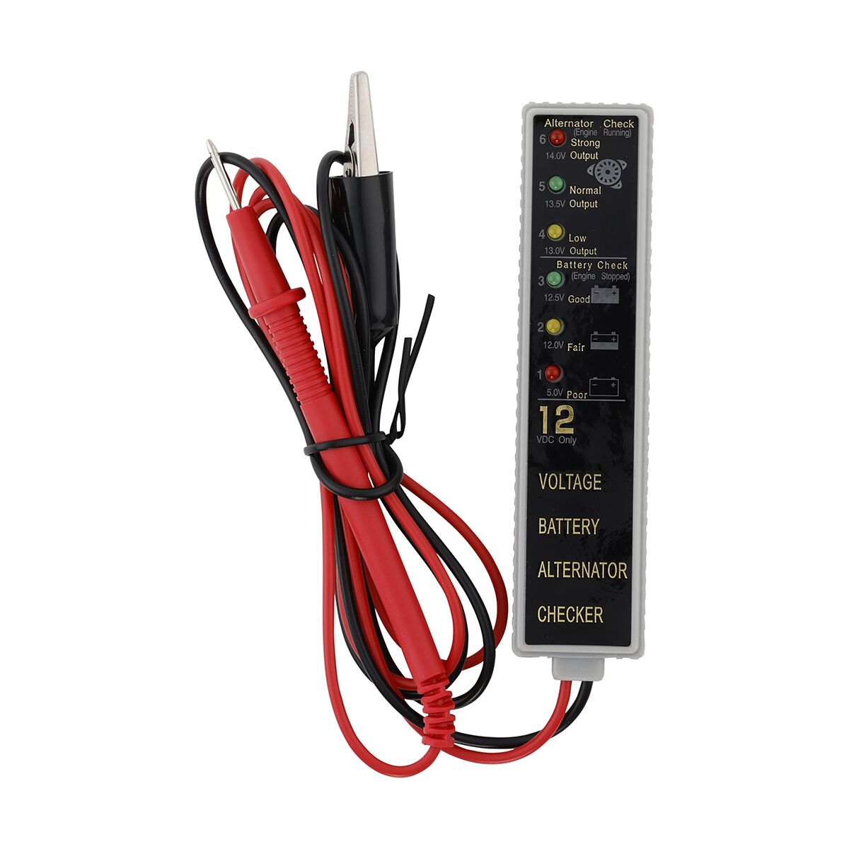 Toledo Battery & Alternator Voltage Tester, , scaau_hi-res
