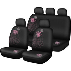 SCA Rose Seat Cover Pack - Pink Adjustable Headrests Size 30 and 06H Airbag Compatible, , scaau_hi-res