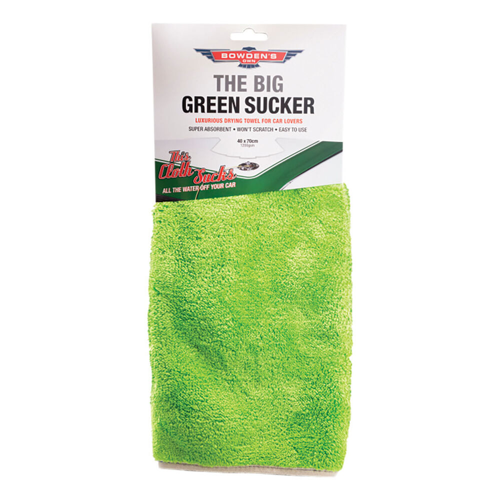 Bowden's Own Big Green Sucker Microfibre Drying Towel Supercheap Auto