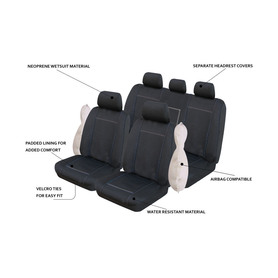 Ilana Cyclone Tailor Made Pack For Ford Ranger Next Gen Dual Cab 05/22+, , scaau_hi-res