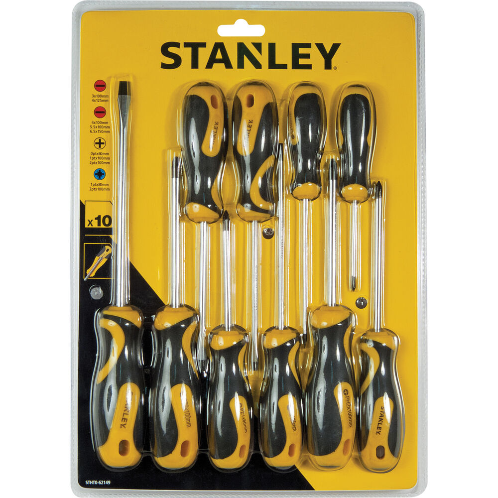 Stanley Screwdriver Set 10 Piece Supercheap Auto