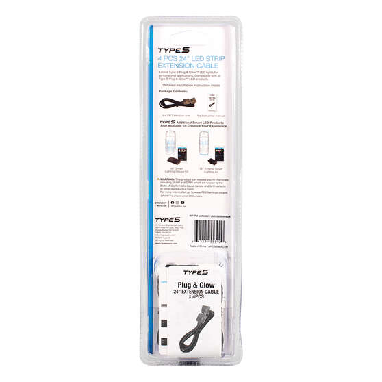 Type S Accessory 24" Extension Cables, , scaau_hi-res
