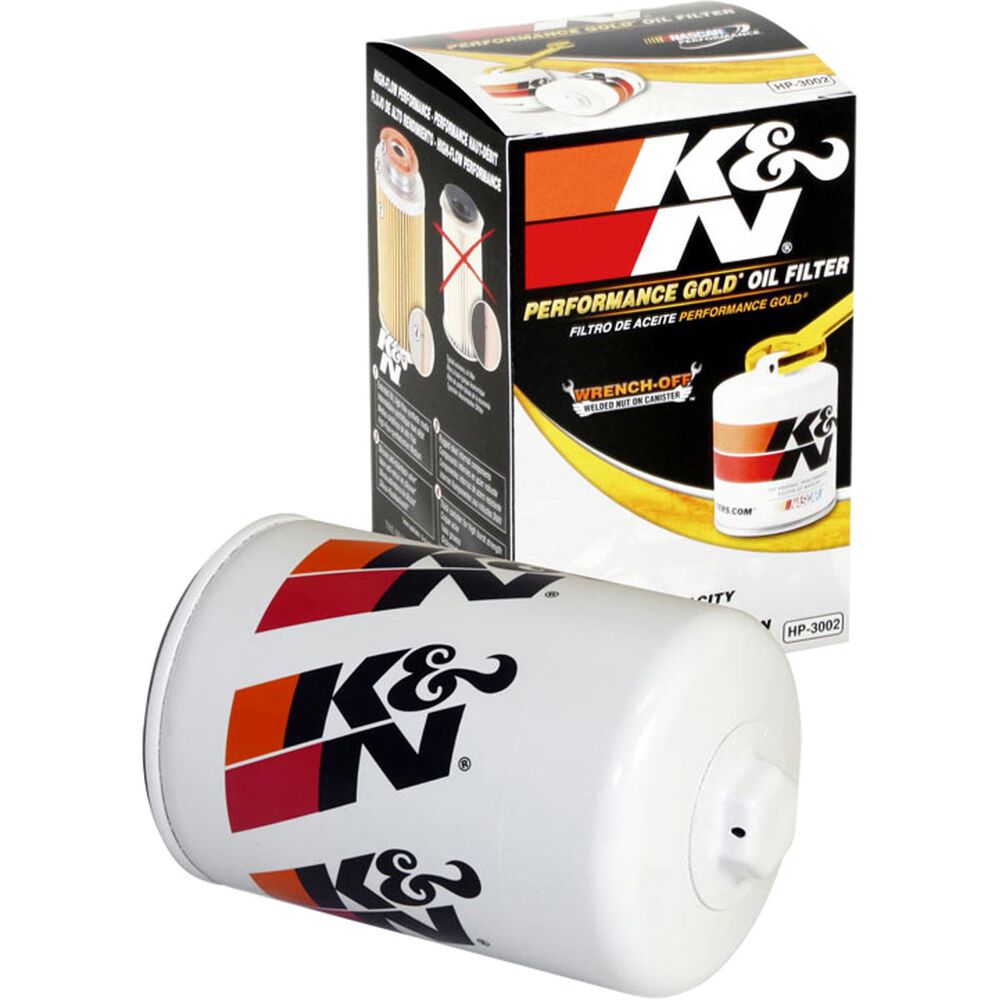 K&N Wrench Off Performance Gold Oil Filter HP3002 (Interchangeable
