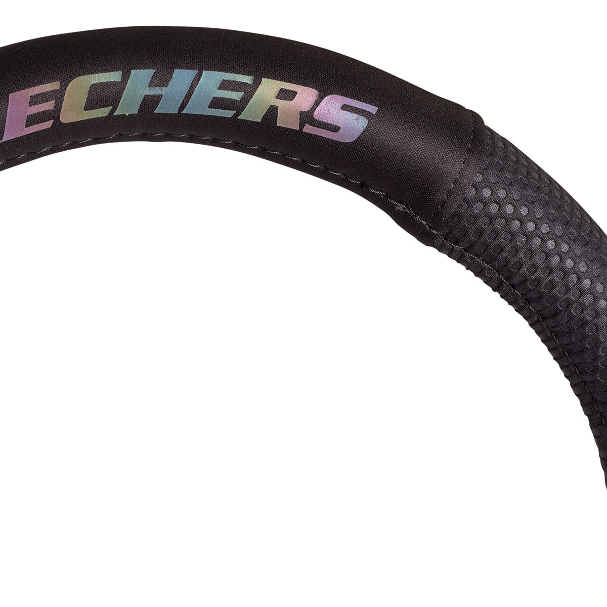 Skechers Goga Mat Steering Wheel Cover Black 380mm, , scaau_hi-res