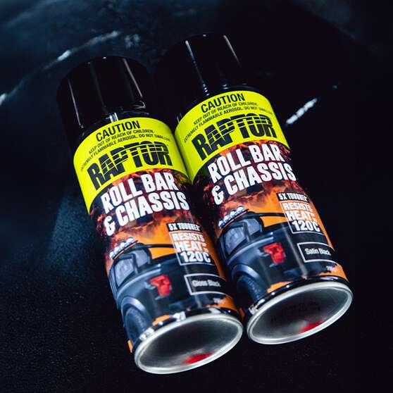 Raptor Roll Bar & Chassis Paint Satin Black, , scaau_hi-res