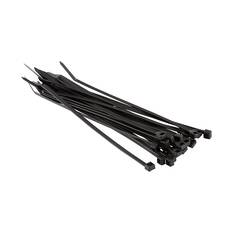Tridon Releasable Cable Ties, Black, 200mm x 4.8mm, 100 Pack, CTR205BKCD-100, , scaau_hi-res