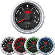 SAAS Tacho Gauge - Black, 52mm, , scaau_hi-res